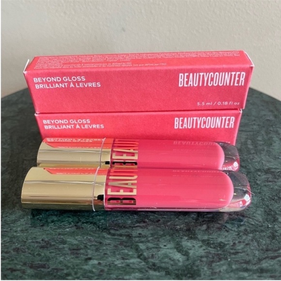 beautycounter Other - Two Beautycounter Beyond Gloss - PEONY, NIB